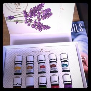 Young living essential oils + diffuser
